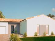 Maison de 87.5 m² sur un terrain de 390 m² à FLEAC en...