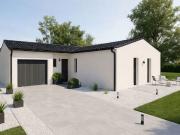 Maison de 87.5 m² sur un terrain de 722 m² à BIGNOUX en...