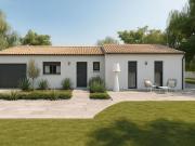 Maison de 88.47 m² sur un terrain de 2232 m² à CORON en...