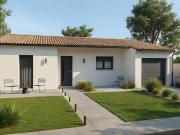 Maison de 91.72 m² sur un terrain de 843 m² à...