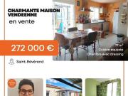 Maison de plain pied avec garage dans quartier calme