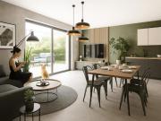 Maison de plain pied avec jardin