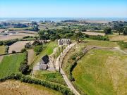 Maison en bord de mer avec jardin