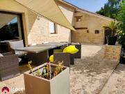 Maison en pierre avec grand terrain