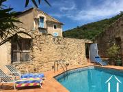 Maison en pierre avec piscine et studio indépendant