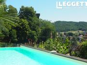 Maison en pierre, gîte séparé, piscine, jardins+garage...