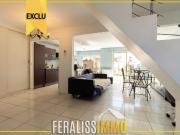 Maison familiale lumineuse de 100m2, 3 chambres avec jardin