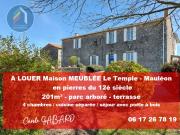 Maison MEUBLÉE proximité 2X2 NANTES CHOLET DISPO DEBUT N