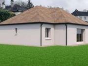 Maison neuve, 3 chambres, garage, jardin avec vue