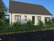 Maison neuve avec combles au grenier