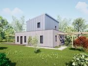 Maison ossature bois sur mesure à Bain