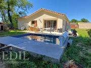 Maison plain pied avec piscine