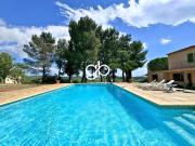 MAISON PROVENÇALE À CASTELNAU DE GUERS PISCINE VUE PANOR