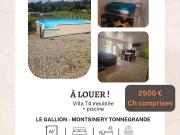Maison T4 meublée+pisicne Route de l'est 2500EUR...