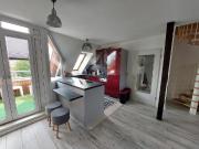 Maisonette Dachgeschoss Wohnung mit Kamin