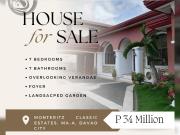 Mansion For Sale in Monteritz Classic Estates, Davao City