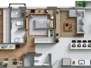 MARAVILHOSO LANÇAMENTO APARTAMENTO 107.5 M2