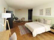 Masterbedroom de 27 m² avec balcon à louer en coli