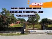 Menglembu Bukit Merah Bungalow Residential Land For Ipoh...