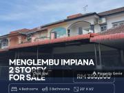 Menglembu Impiana Adril Double Storey Terrace House For Sale
