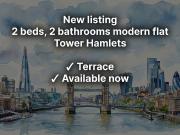 Merino Gardens, London E1W, 2 bed flat to rent, £4,748...