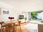 Meticulous family living nestled between two parks