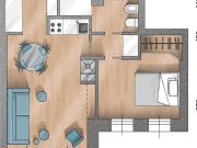 METRO B1 BILOCALE con SPESE COMPRESE