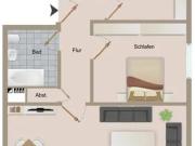 Mietwohnung mit Fernblick Balkon uvm