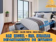 MIRAMAR Dpto de 2 dormitorios + Balcón Frontal + Áreas...