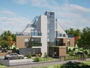 Mit dem Aufzug direkt in die Dachterrassenwohnung...