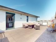 Möblierte Dachgeschosswohnung mit Penthouse Flair