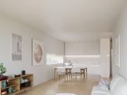 Modern 2.5 room apartment with rented garden and wooden...