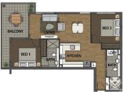 MODERN 2 BEDROOM 2 BATHROOM APARTMENT! SECURE!