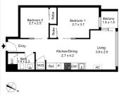 Modern 2 Bedroom Apartment in the Heart of Melbourne CBD