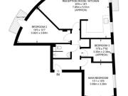 Modern 2 Bedroom Flat with Study & Park Views