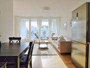 Modern 2 room apartment above the roofs of Berlin,...