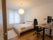 Modern 3 room apartment with 2 workspaces, balcony &...