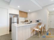 Modern Apartment with Tiles in Living Area