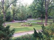 Modern bright apartment with large balcony, idyllic park...