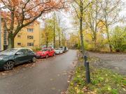 Modern bright apartment with large balcony, idyllic park...