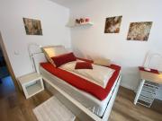 Modern but cozy apartment with a balcony by the stream,...