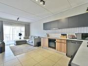 modern corner unit with incredible v.
