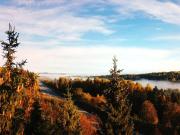 Modern duplex with pool and view