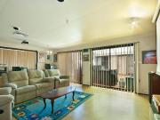 Modern Family Living with Sparkling Pool