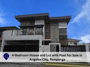 Modern House and Lot with Pool for Sale in Angeles City,...