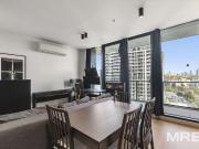 Modern living with city view