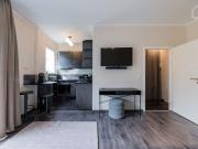 Modern studio brand new with a large balcony on...