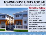 MODERN TOWNHOUSES FOR SALE IN DON MATIAS STREET, DON...