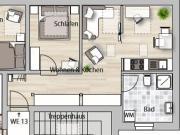 Modern und individuell unterm Dach gleich neben dem...