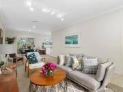 Modern villa near village entrance